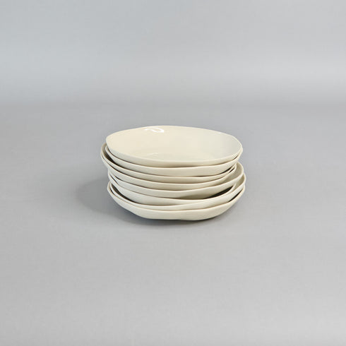 68-piece porcelain dinnerware set for 6 people, mint