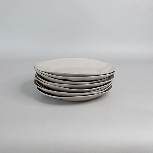 68-piece porcelain dinnerware set for 6 people, mint