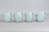 68-piece porcelain dinnerware set for 6 people, mint