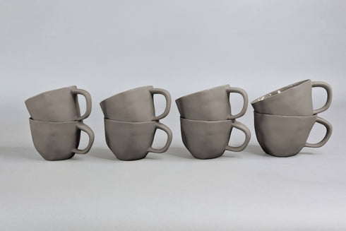 68-piece porcelain dinnerware set for 6 people, mint
