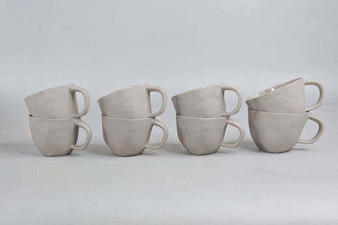 68-piece porcelain dinnerware set for 6 people, mint