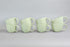 68-piece porcelain dinnerware set for 6 people, mint