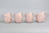 68-piece porcelain dinnerware set for 6 people, mint