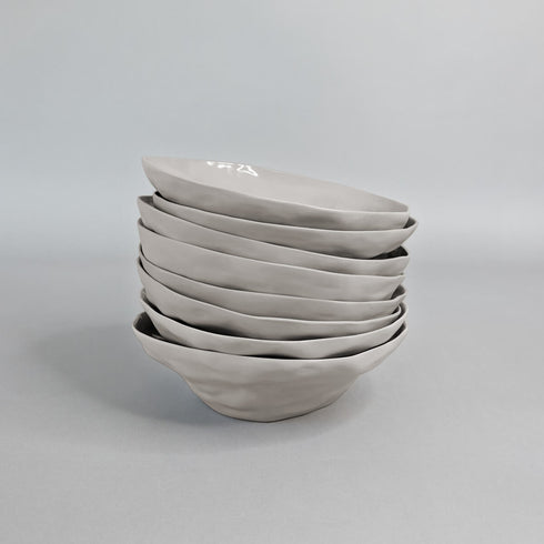 68-piece porcelain dinnerware set for 6 people, mint