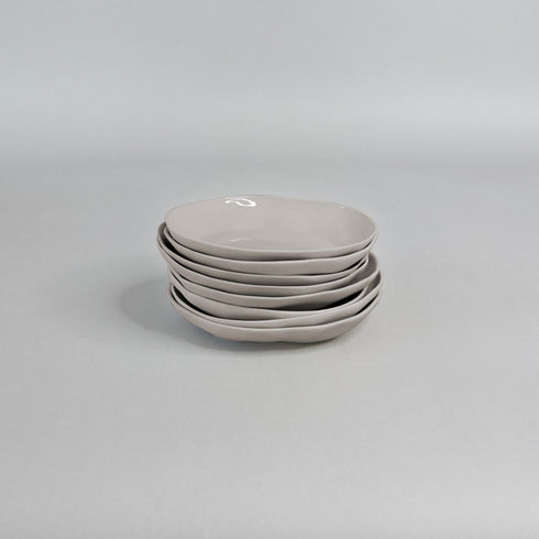 68-piece porcelain dinnerware set for 6 people, mint