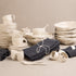 68-piece porcelain dinnerware set for 6 people, mint